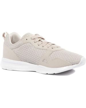 Le Coq Sportif Lcs R600 Feminine Mesh Trainers - White