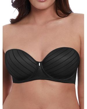 Freya Cameo Strapless Bra - Black
