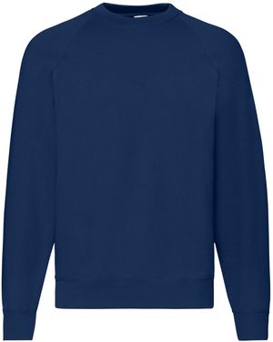 Fruit Of The Loom Klassiek Raglan Sweatshirt (marine) - Blauw