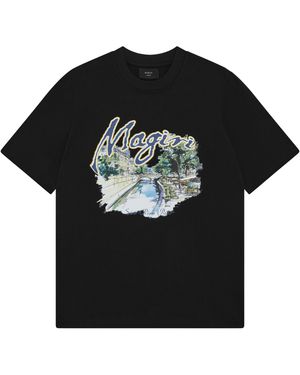 Magrit Seine River Printed T-Shirt - Black
