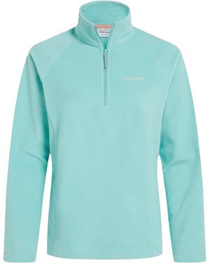 Craghoppers Ladies Miska Vi Half Zip Fleece (Aqua Sky) - Blue