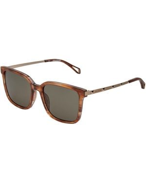 Zadig & Voltaire Vierkante Zonnebril Szv308 Dames - Bruin