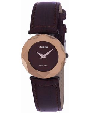 JOWISSA Crystal 3 'Sbrown Watch - Purple