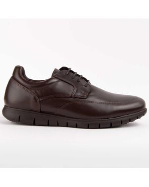 Purapiel Oxford Shoe Komodo Leather - Brown
