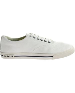 Seavees Hermosa Surfwash Plimsolls Textile - White