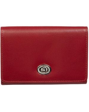 NiNa Amora 'Adriana' Leather Purse - Red
