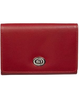 NiNa Amora 'Adriana' Leather Purse - Red