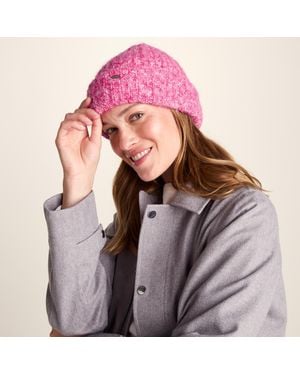 TOG24 Isabella Supersoft Chunky Knit Beanie - Purple