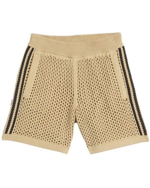 adidas Originals Clot X Crochet Shorts - Natural