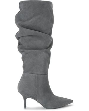 Carvela Kurt Geiger Suede Spirit Slouch Boots - Grey