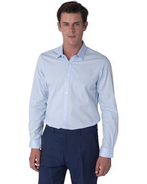 Harry Brown London Theo Cotton Shirt - Blue
