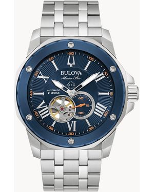 Bulova Marine Star Watch 98A302 Stainless Steel (Archived) - Metallic