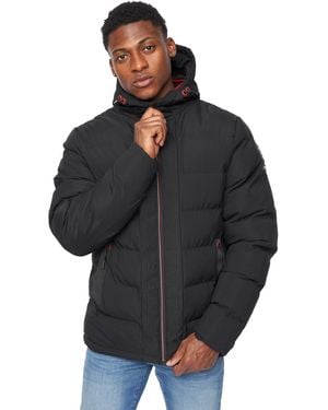 Crosshatch Kampnew Embossed Jacket - Black