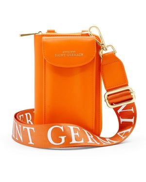 Ateliers Saint Germain Smartphone Pouch London - Orange