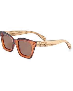 Earth Wood Antalya Polarized Sunglasses - Brown