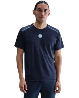 Nike City Side Hardloop T-Shirt (Middernacht Marine) - Blauw