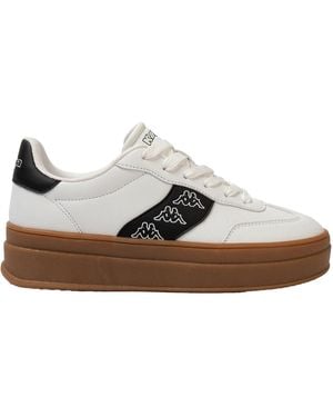 Kappa Ladies Scafa Platform Trainers - White