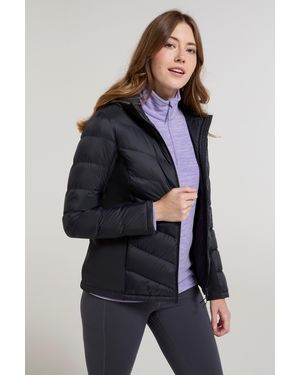 Mountain Warehouse 'Turbine' Padded Jacket Softshell Insulated Winter Coat Polyamide - Blue