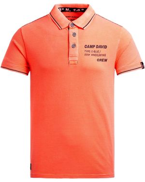 Camp David Poloshirt - Oranje