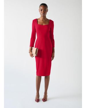 LK Bennett Altyn Dress - Red