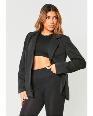 Missy Empire Missy Empire Oversized Blazer - Black