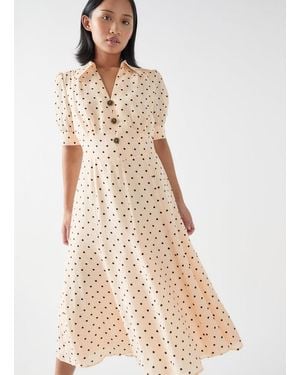 LK Bennett Dr Sophie Petite Dress - Natural