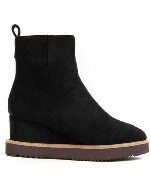 Montevita Wedge Ankle Boot Cereta - Black