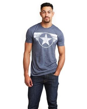 Marvel Regular Fit Crew Neck Short Sleeve T-Shirt - Blue