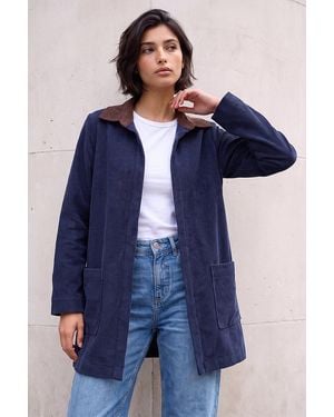 Roman Petite Cord Jacket - Blue