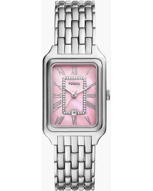 Fossil Raquel Watch Es5401 Stainless Steel - White