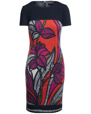 Conquista And Floral Dress By Fashion - Blue