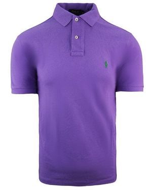 Ralph Lauren Slim Fit Polo Shirt Cotton - Purple