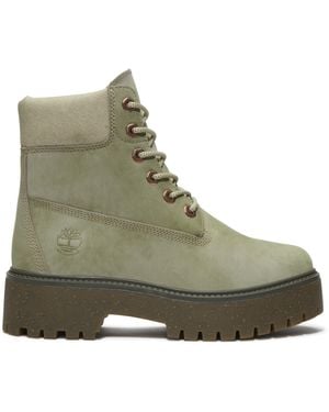 Timberland Stone Street 6-inch Waterproof Platform Boot For Women In Light Green, Woman, Green, Size: 4