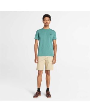 Timberland Oyster River Logo Short Sleeve T-Shirt - Blue