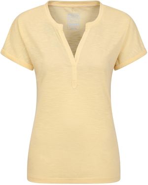 Mountain Warehouse Skye Slub T-Shirt (Citroen) - Geel