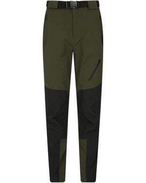 Mountain Warehouse Trekking Trousers Sun Protection Water Resistant Stretchy Trousers Polyamide - Green
