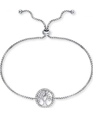 Engelsrufer Erb-Liltree-Zi Ladies Tree Of Life Bracelet - White