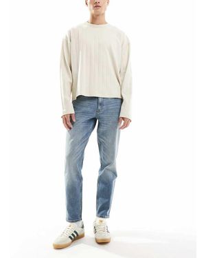 ASOS Stretch Tapered Jeans - Blue