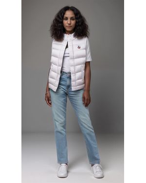 J.O.T.T Valentine High Neck Down Gilet - Grey