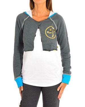Zumba Long Sleeve Cardigan Z1T00475 - Grey