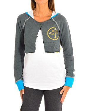 Zumba Long Sleeve Cardigan Z1T00475 - Grey