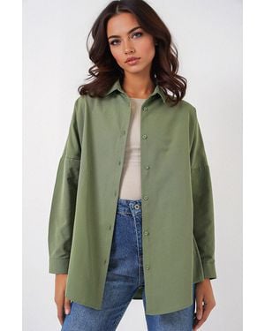 Bigdart Oversized Poplin 2-Pack Shirt - Green