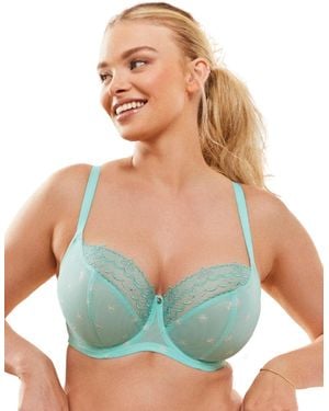 Cleo By Panache 10581 Blossom Balconnet Bra - Green