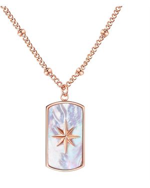 Valero Pearls Stainless Steel Necklace - Metallic