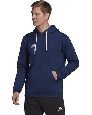 adidas Entrada 22 Hoodie Sweatshirt - Blue