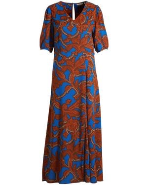 B.Young Jurk Byjosa Met All Over Print Terra/Blauw - Red