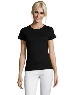 Sol's Regent T-Shirt (Diep) - Zwart