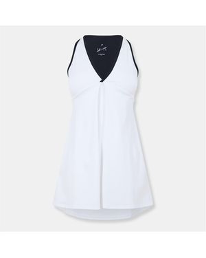 Head Artimus V-Neck Sleeveless Mini Dress - White