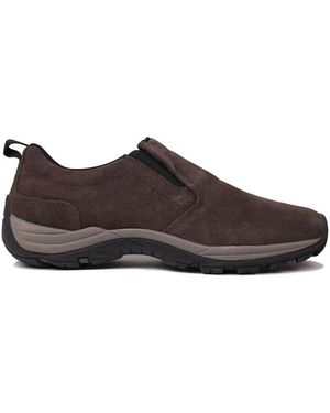Karrimor Moc Walking Shoe Slip On Elasticated Dyna Sole Outdoor Hiking - Brown