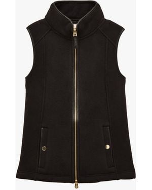 Joules Heritage Fleece Gilet - Black